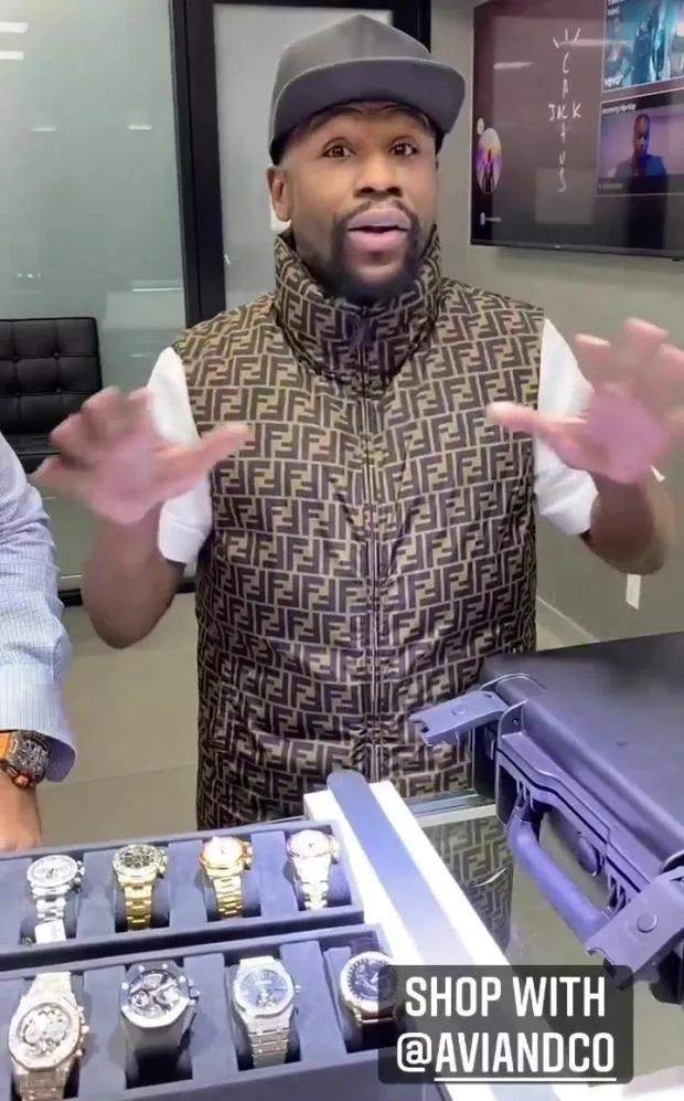 梅威瑟送孙子手表,梅威瑟劳力士手表