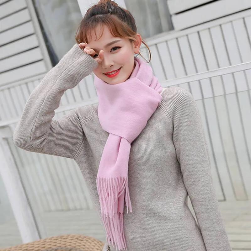 冬季围巾系法这样围好看又暖和,围巾系成披肩的方法