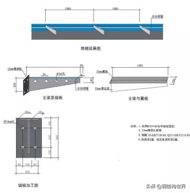 钢结构雨棚详细施工流程有哪些,钢结构雨棚详细施工流程