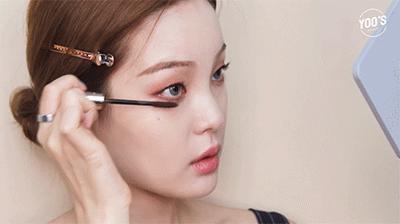 单眼皮眼妆的画法初学者视频,圆眼单眼皮内眦赘皮眼妆画法