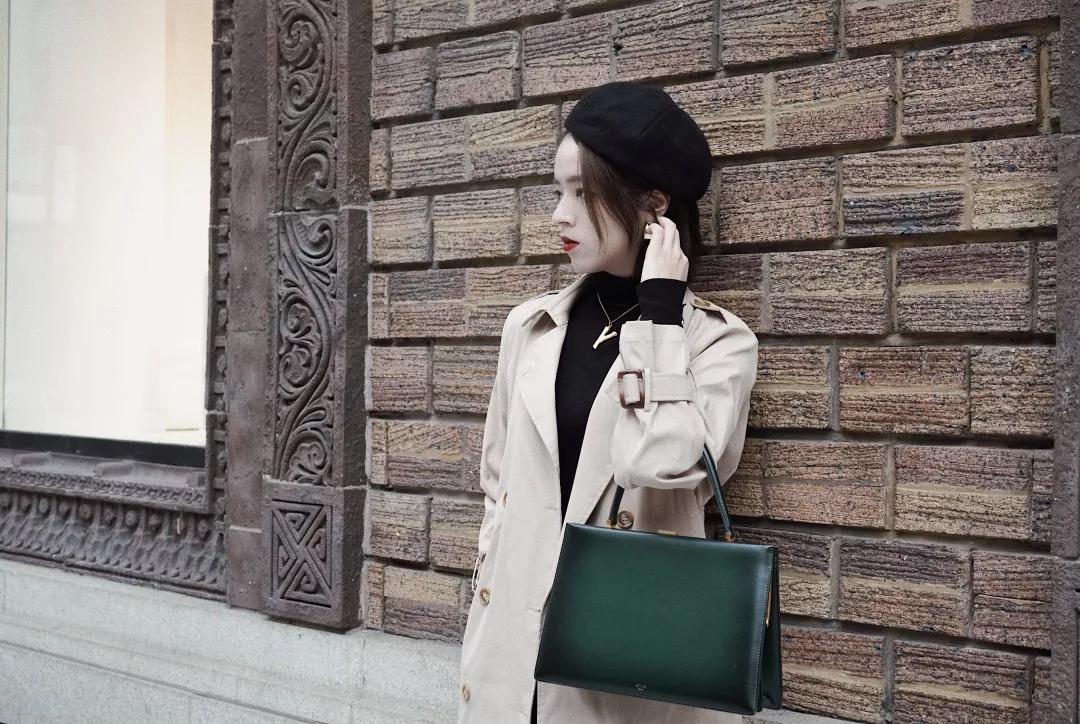 早春风衣穿搭高级感,早春穿搭颜色毛衣外套