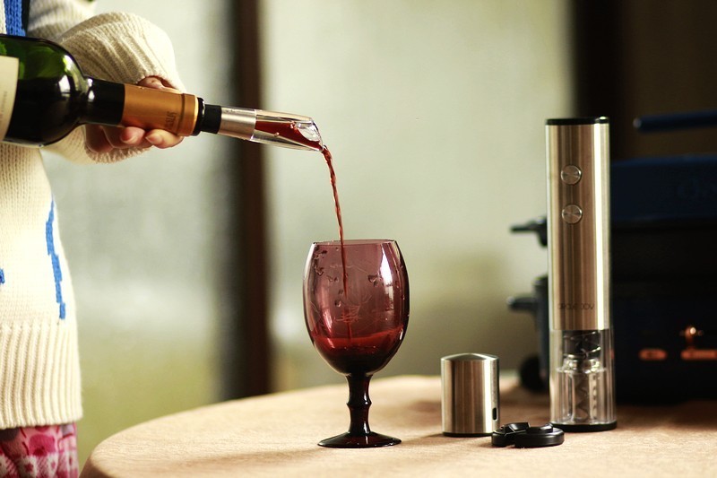 佳节必备CircleJoy圆乐电动红酒开瓶器4合1礼盒套装