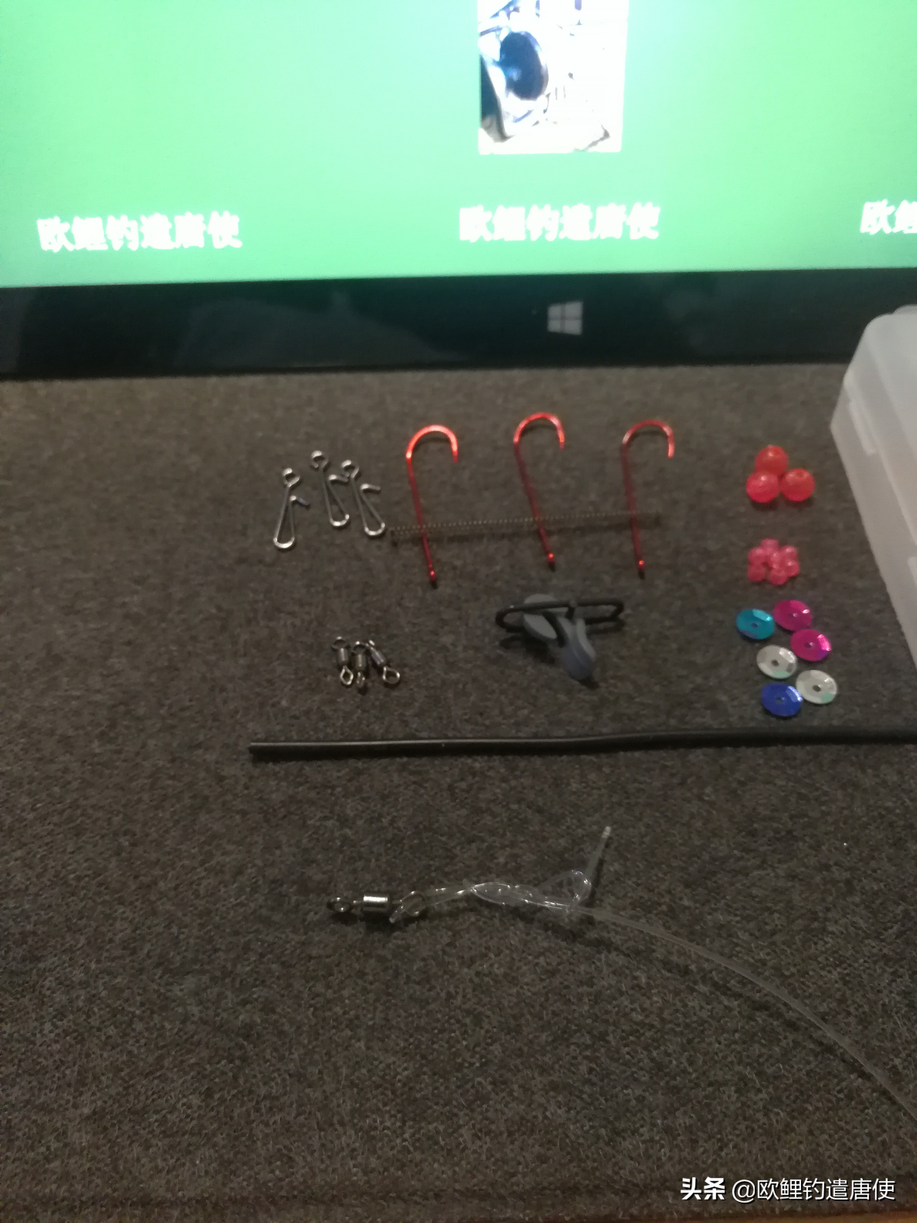 海竿钓鱼绑串钩用什么鱼料,海竿串钩线组浮漂正确绑法图解