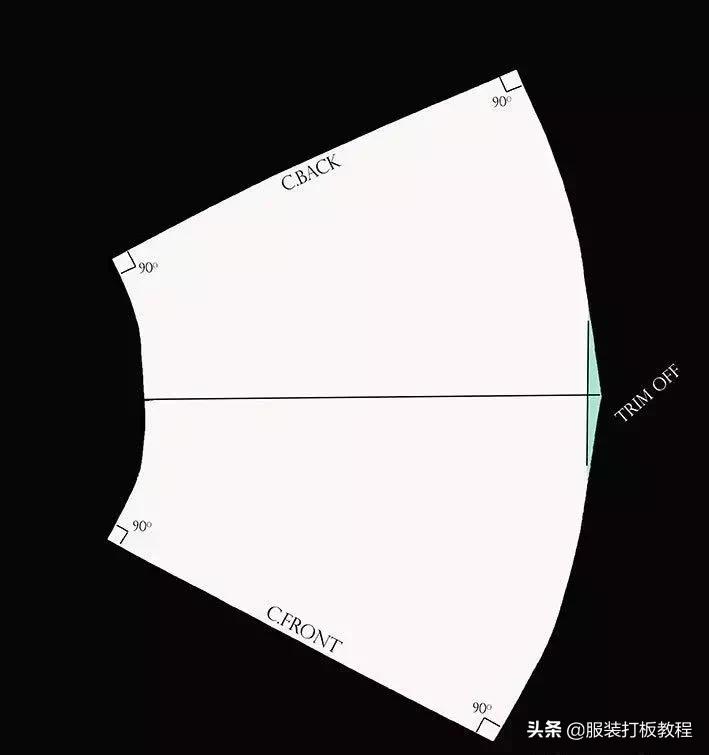 连衣裙制版纸样图纸,原型裙cad制版