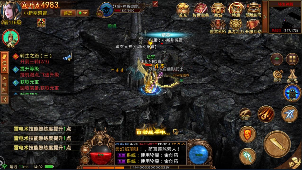 传奇世界元神合击版本神龙秘籍,传奇世界传世元神