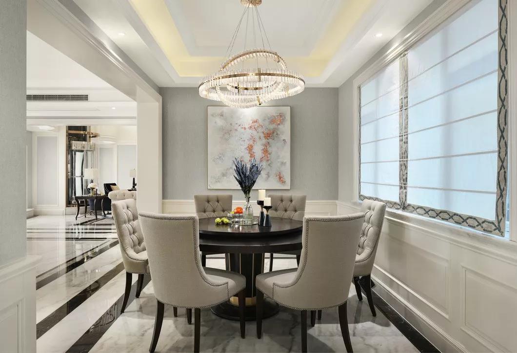 560平别墅法式装修效果,540平现代风格别墅装修