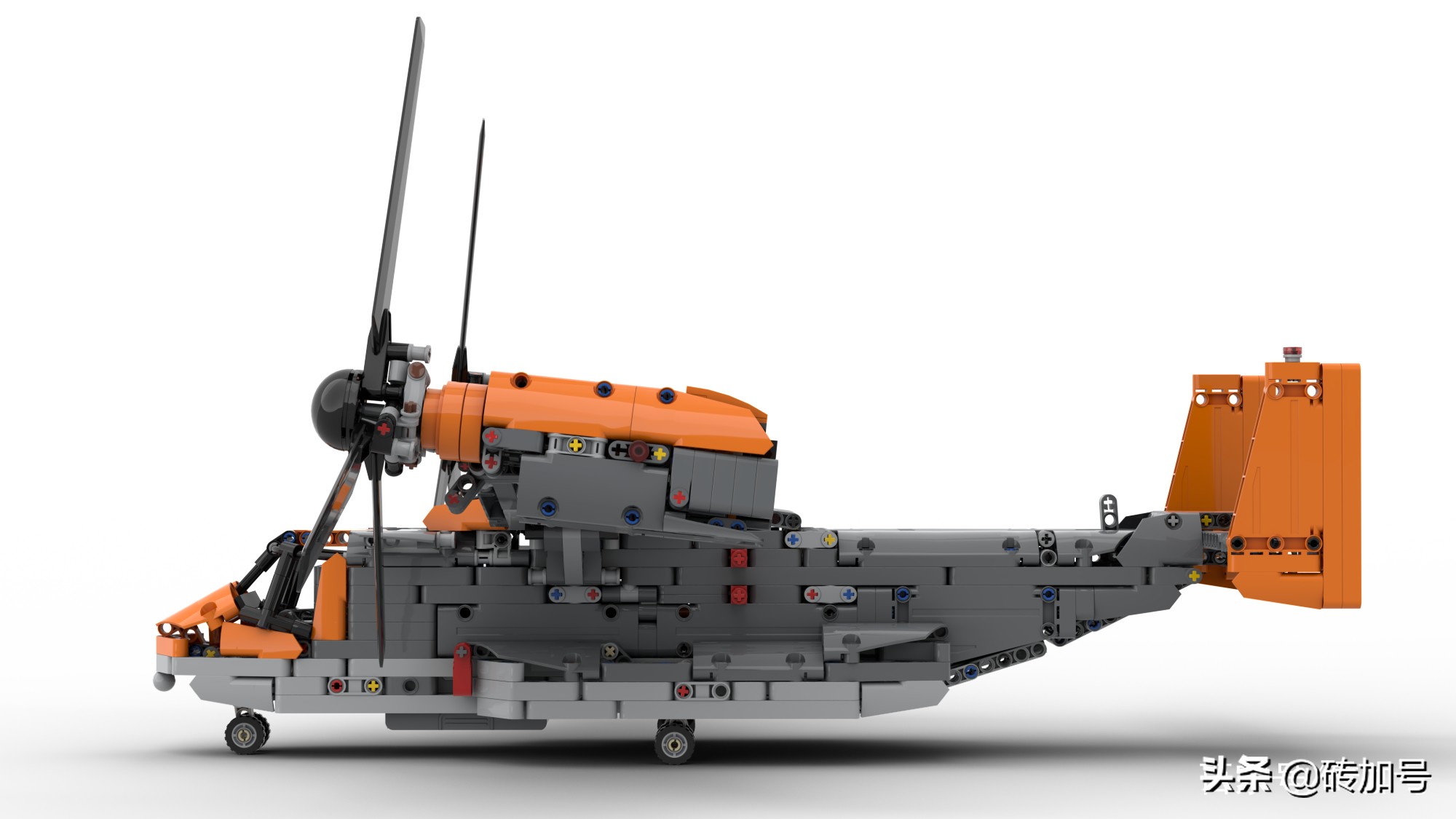 乐高双鹰61054测评,乐高42113鱼鹰运输机