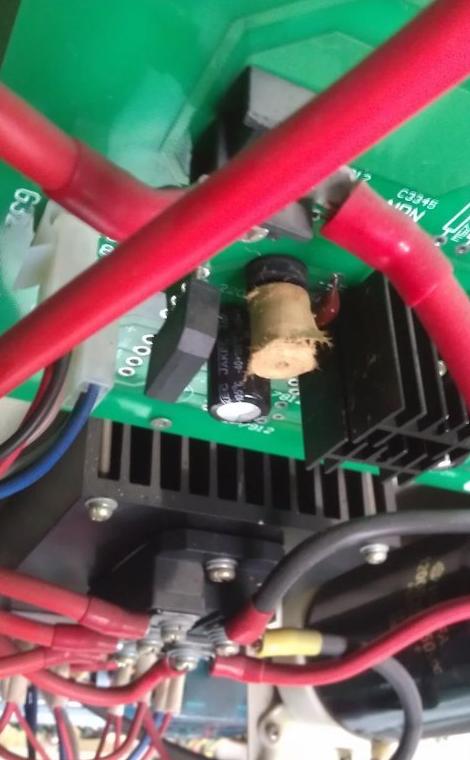 给火花成型机换怀孕电容