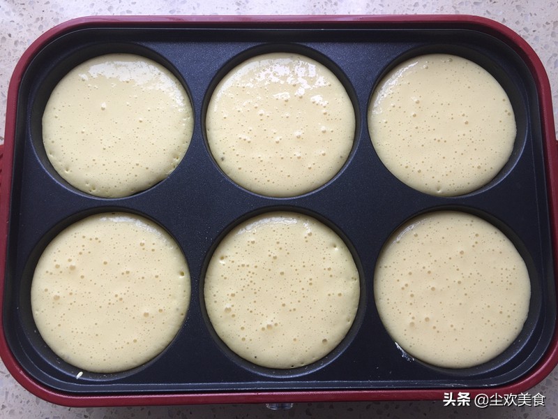 铜锣烧做法蛋清不用打发,打发的蛋清做铜锣烧