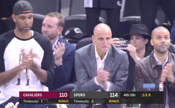 马努吉诺比利退役邓肯演讲,马努球衣退役邓肯演讲