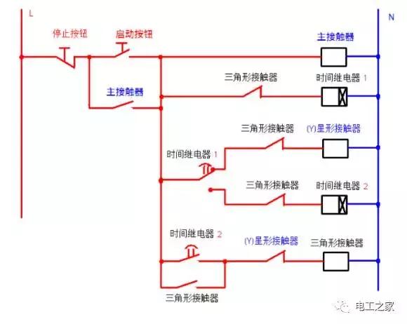 接触器点动正反转控制电路图,交流接触器控制不间断电路