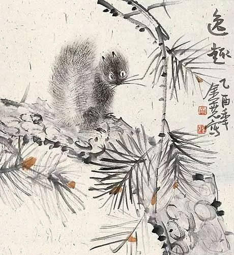 素朴的一花一草、精巧的一鸟一雀