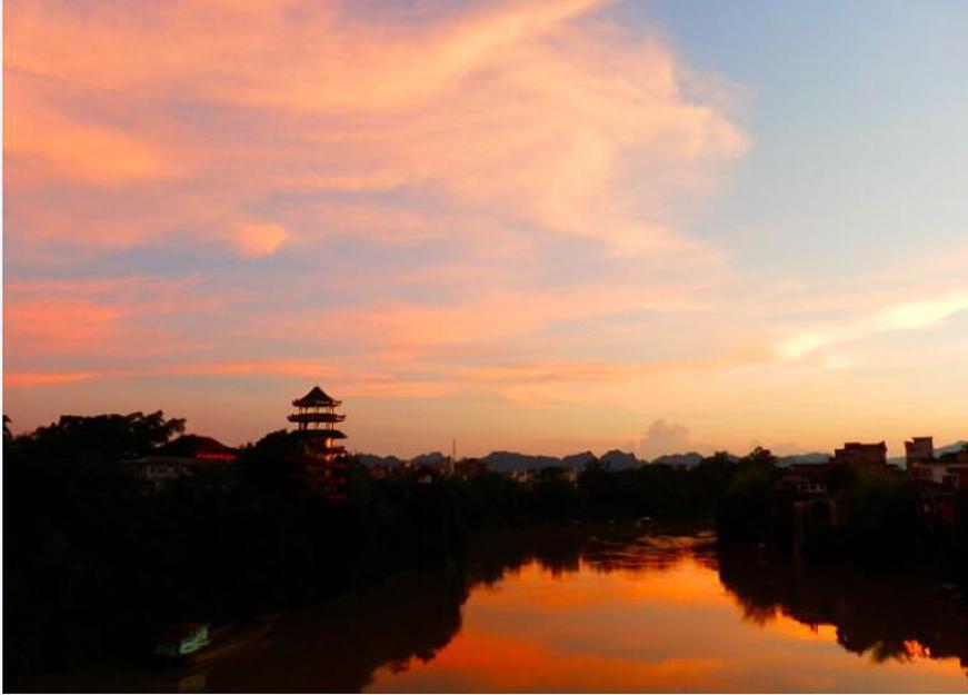 红色边关龙州全景,红色边关龙州起义纪念馆