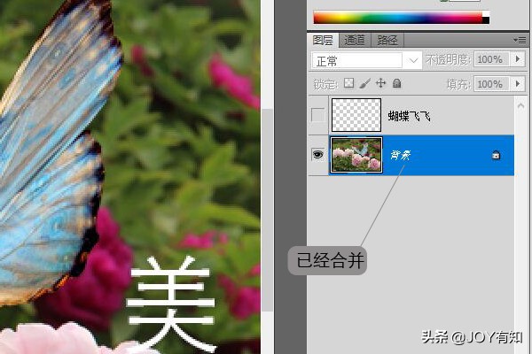ps图层向下合并和图层合并的区别,photoshop图层与图层合并