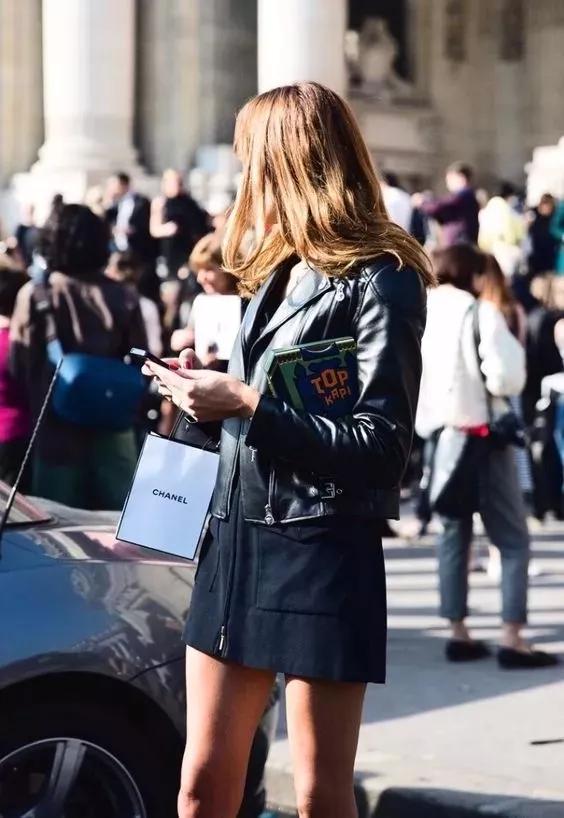 女孩皮衣新款爆款12岁春季,皮衣裙子新款套装