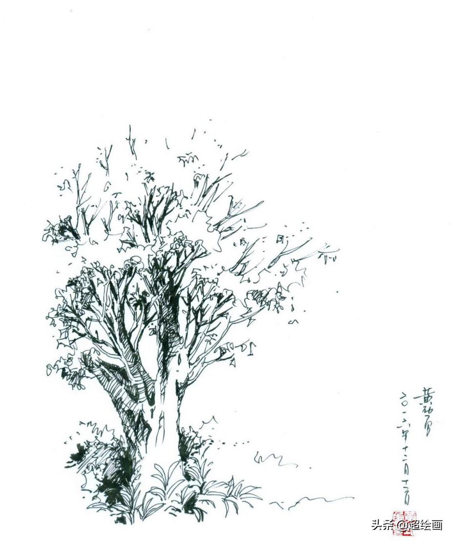 十大顶级钢笔画速写,钢笔速写100幅图片