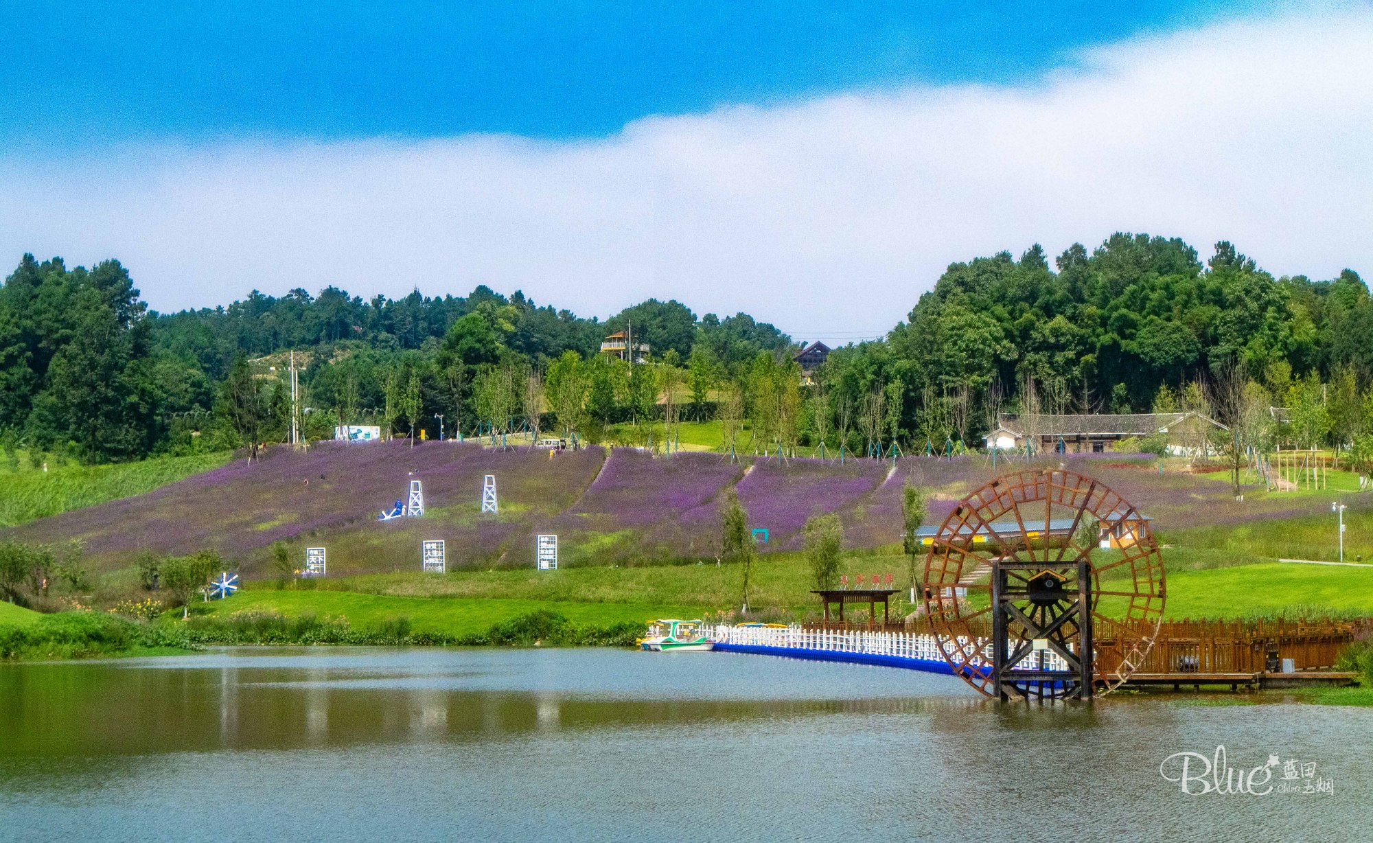 綦江横山花仙谷全景,重庆綦江看花景点推荐