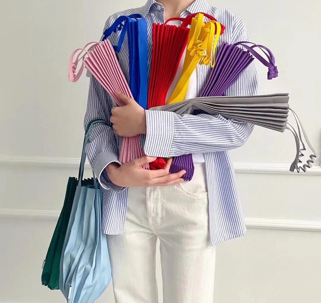 菱格褶皱链条包三宅一生,三宅小众菱格包