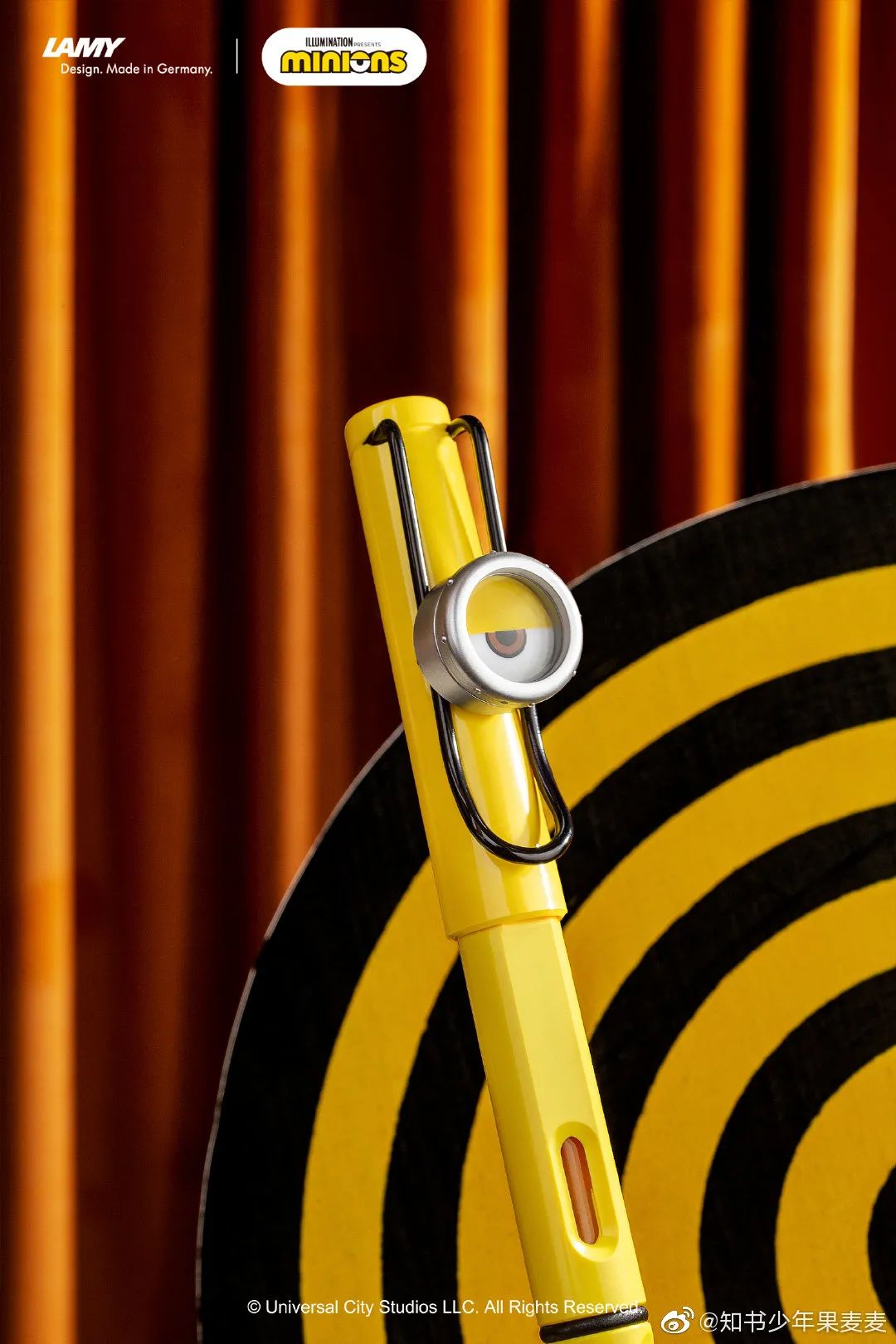环球影城联名款小黄人钢笔,凌美环球影城联名钢笔