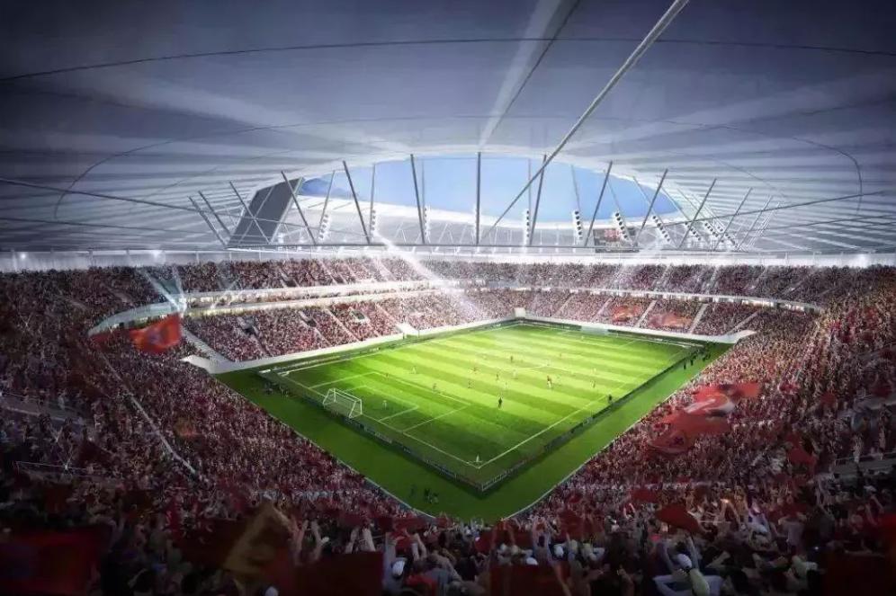 斥资300亿的体育场,上海耗资300万的足球场