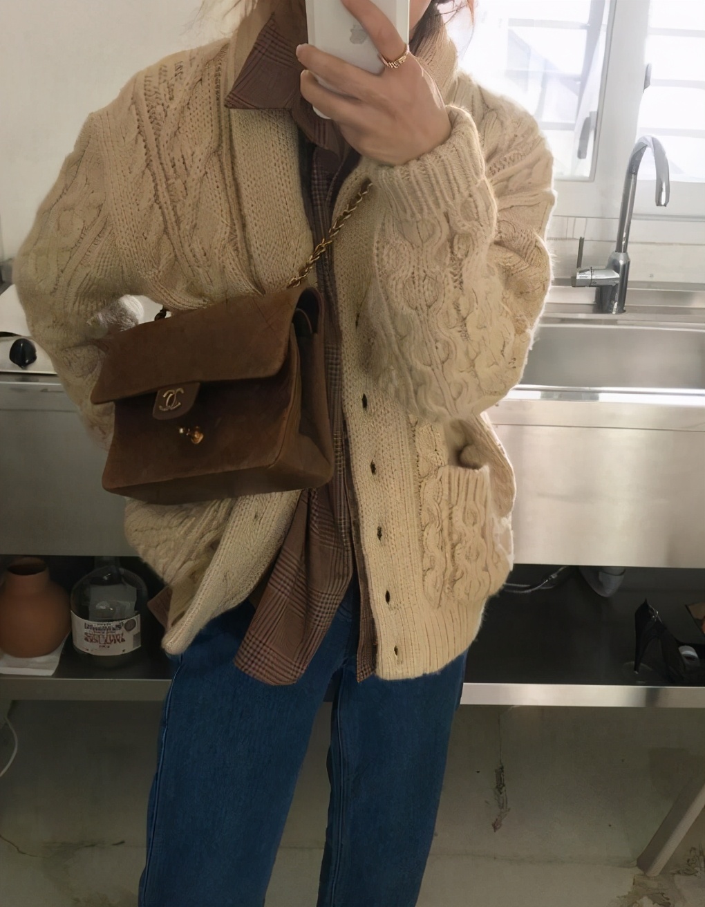 韩国博主100种穿搭,韩系吊带碎花叠穿