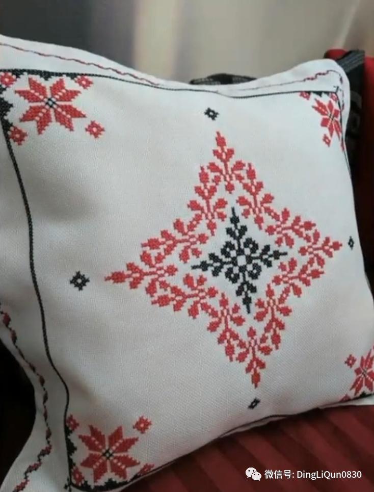 十字绣靠垫套,抱枕靠垫十字绣花样