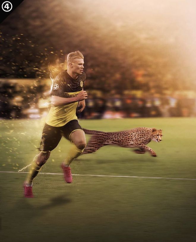 哈兰德中锋为什么和前锋一样,哈兰德中锋强在哪里