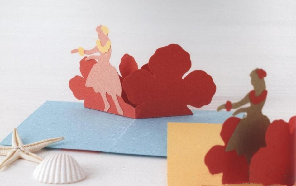 用彩纸做教师节立体贺卡手工,彩纸立体贺卡