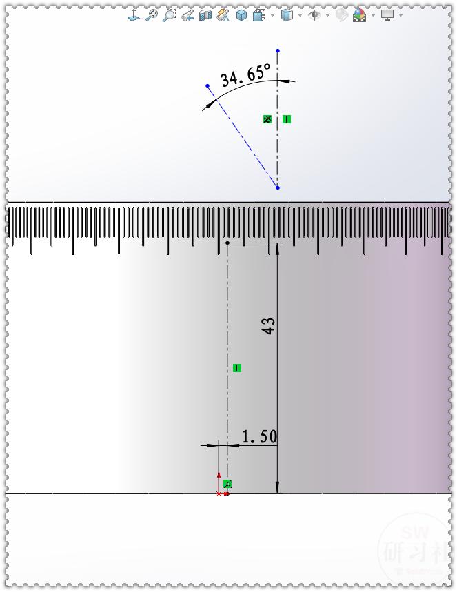 solidworks如何制作刻度盘,solidworks如何画半圆刻度盘