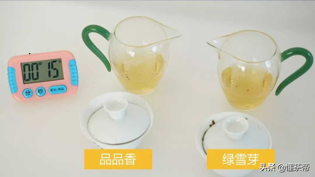 品品香和绿雪芽的老白茶哪个好,白茶测评