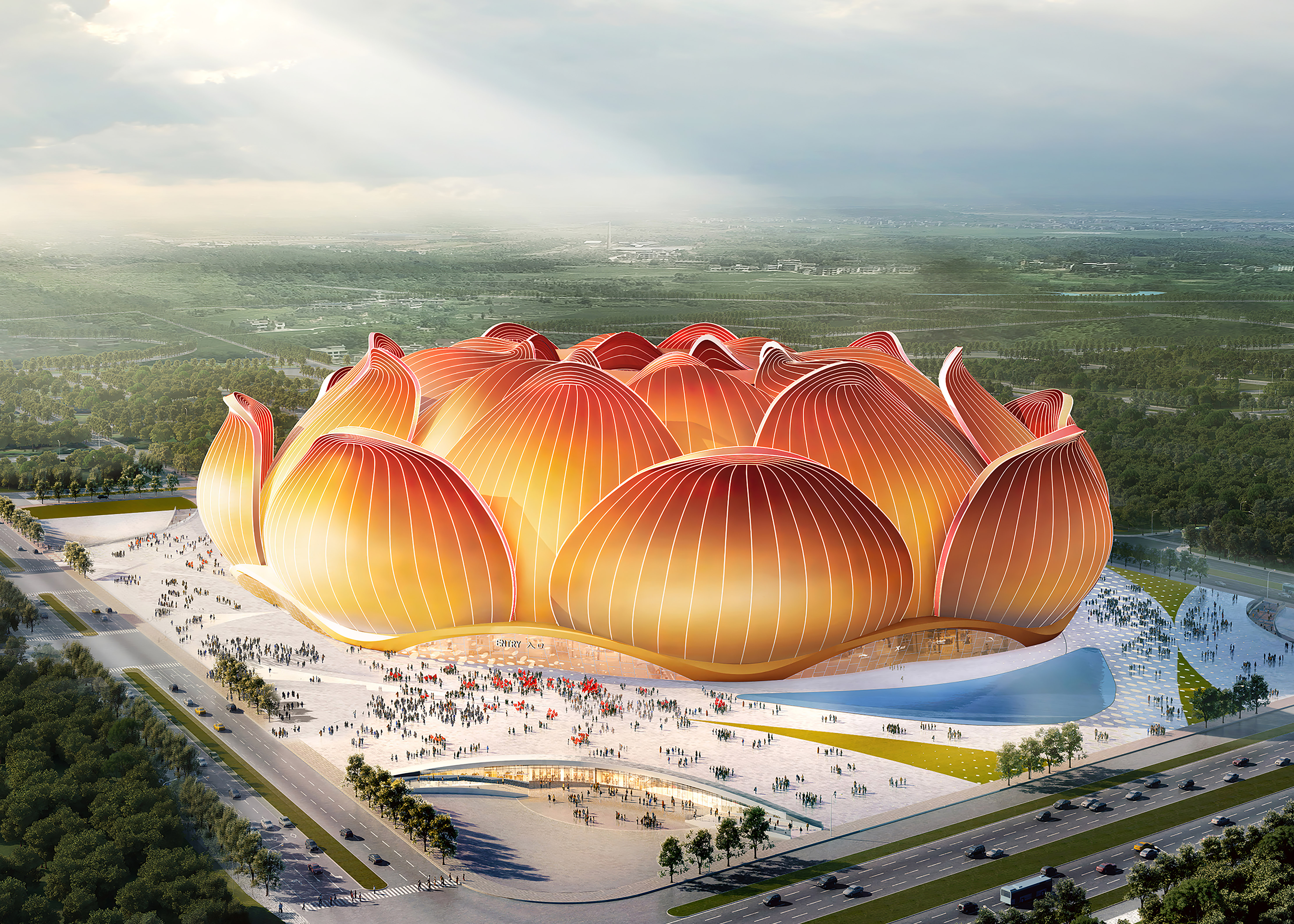 恒大新足球场亮相惊呆世人,世界足球的圣地