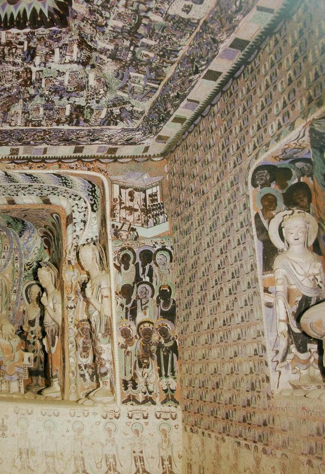 敦煌壁画320窟赏析,敦煌莫高窟420窟壁画