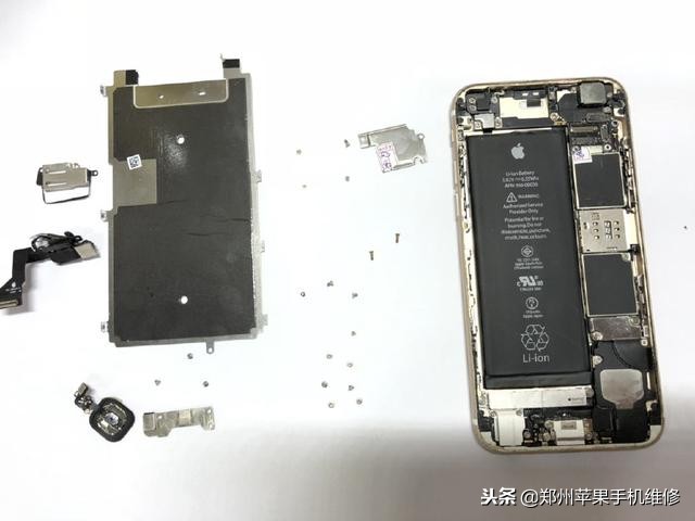 苹果6s更换屏幕总成后home键失效,苹果6s换外屏幕玻璃教程图解