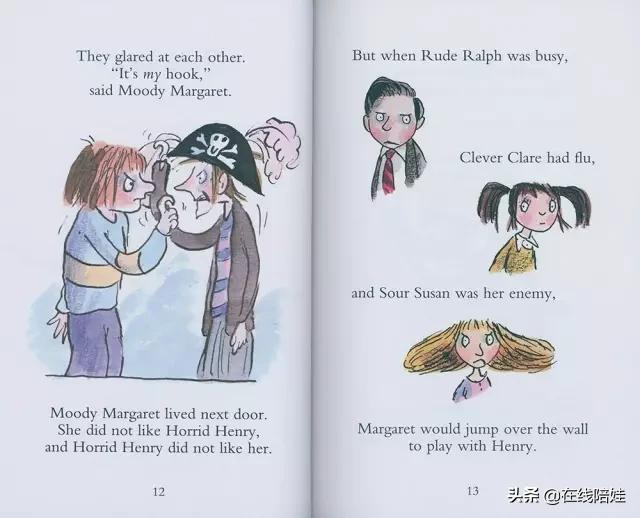 风靡欧美20年，HorridHenry淘气亨利·外国经典小说PDF+音视频