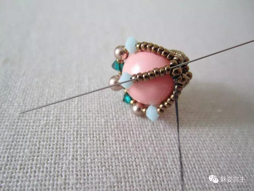 嘉德罗斯耳环怎么做教程,送你一副耳环