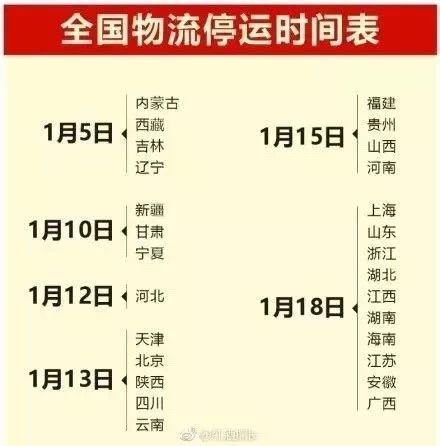 朋友圈发物流停运图片,朋友圈的物流停发通知准确吗