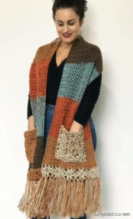 针织围巾新款图片大全,最新款围巾百搭又洋气针织