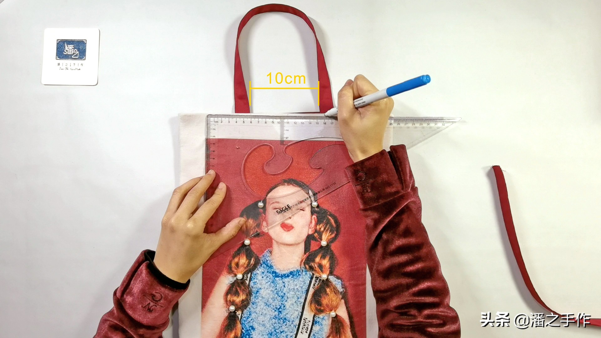 旧t恤diy手工制作垫子,幼儿手工旧t恤做环保袋