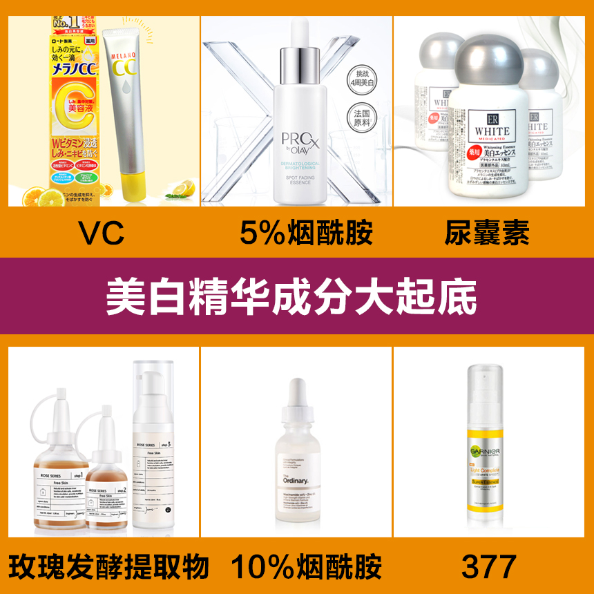 平价美白精华几十块钱,水乳精华推荐美白平价