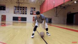 欧文教你用塑料袋控球,欧文惯用剪刀步技巧