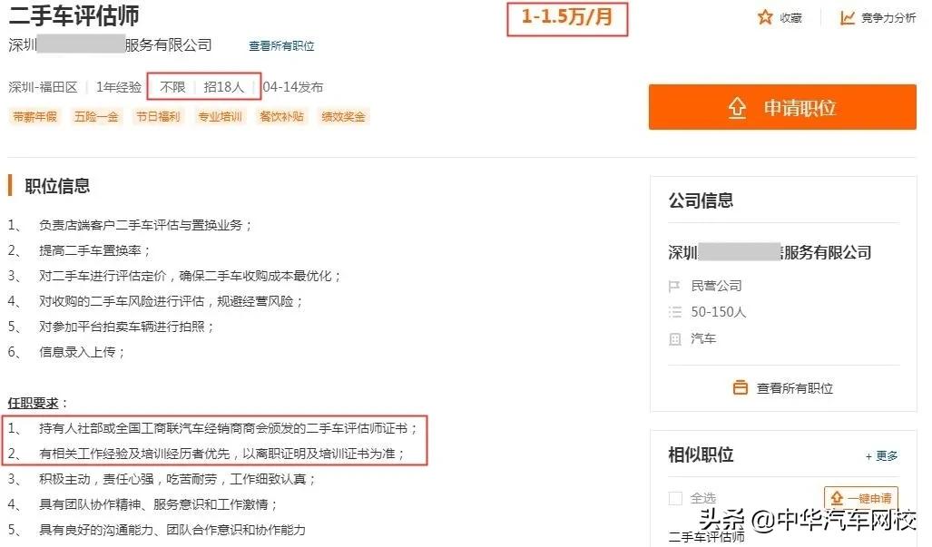 二手车鉴定评估师前景和待遇怎样,二手车评估师是真的假的