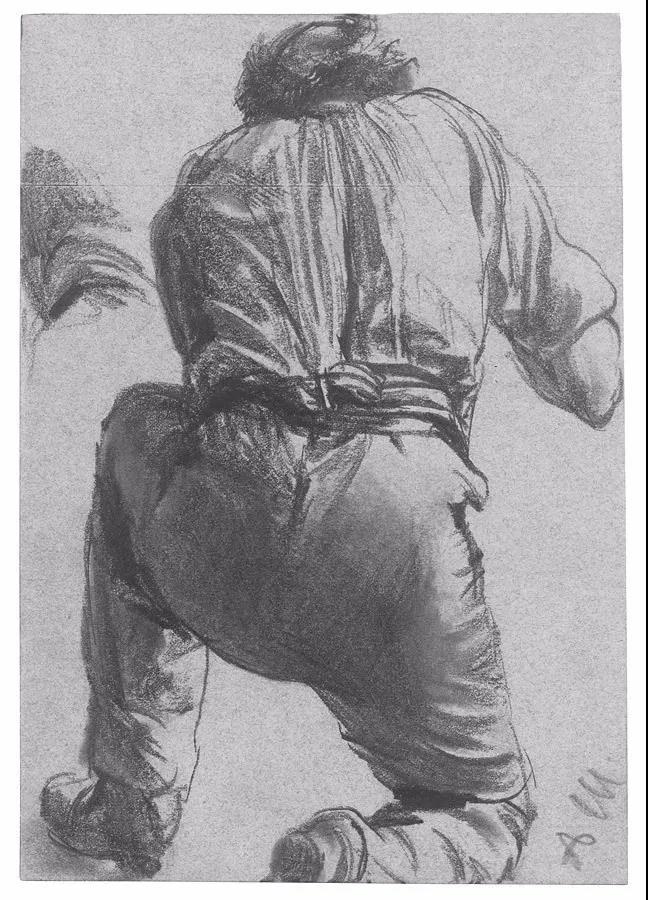 门采尔风景速写高清大图,速写临摹大师作品