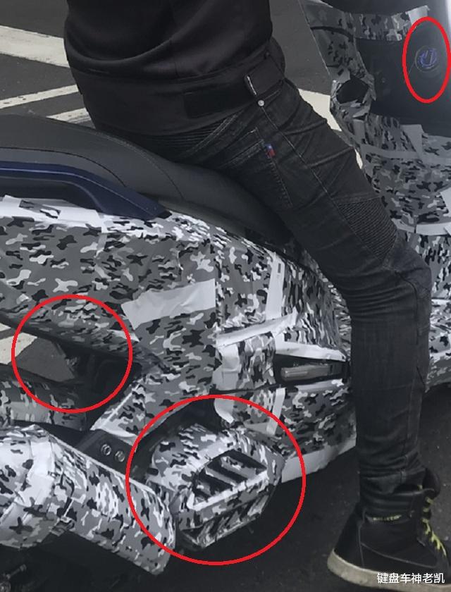 反击三阳，光阳水冷中绵羊谍照曝光，疑似使用外露皮带或链条传动