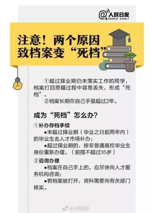 毕业生档案那些事你一定要知道,毕业生档案知识大全
