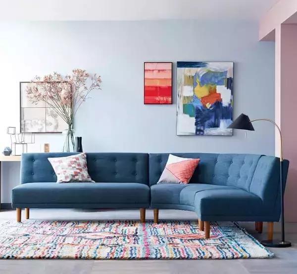 地毯创意搭配点缀,地毯色调搭配