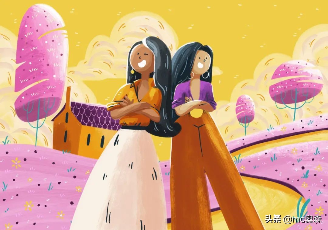 简单又能让人眼前一亮的插画配色,一组很有视觉震撼力的插画作品