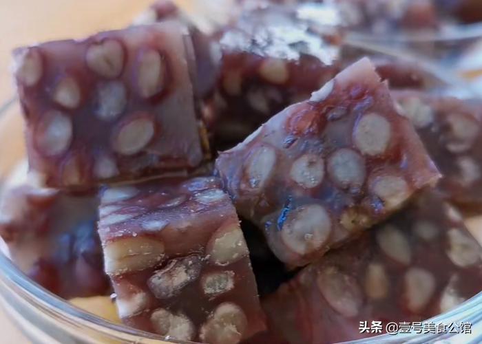 吃一辈子都不腻的红豆糯米凉糕,凉的红豆糕怎么吃好吃