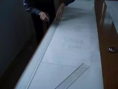 书画装裱的全过程,字画手工装裱如何处理