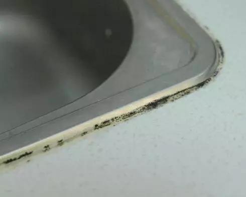 厨房玻璃胶发霉发黄变黑清洁剂,厨房的玻璃胶发黄