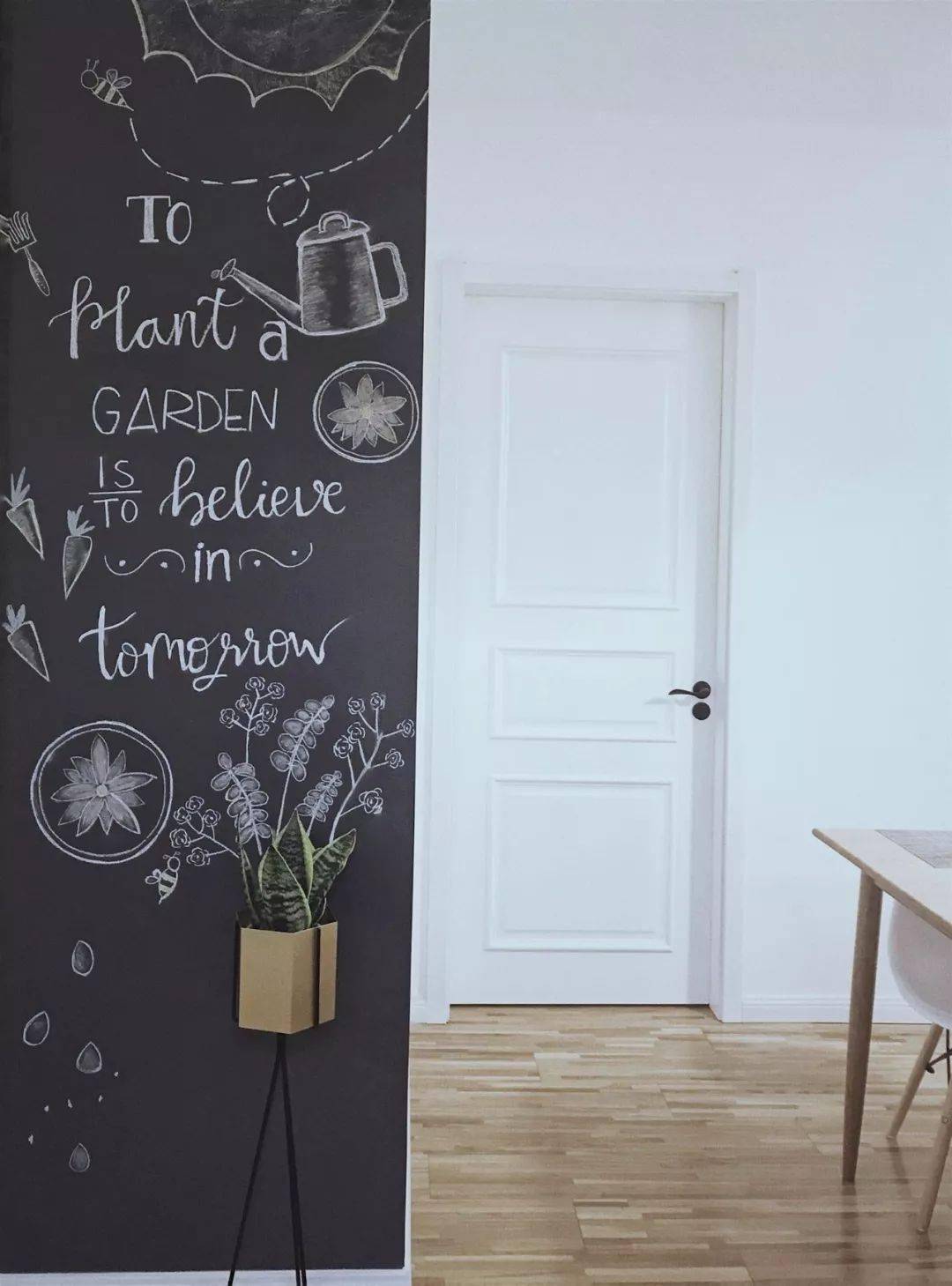 原木色家具白色木门,老师傅木门讲解